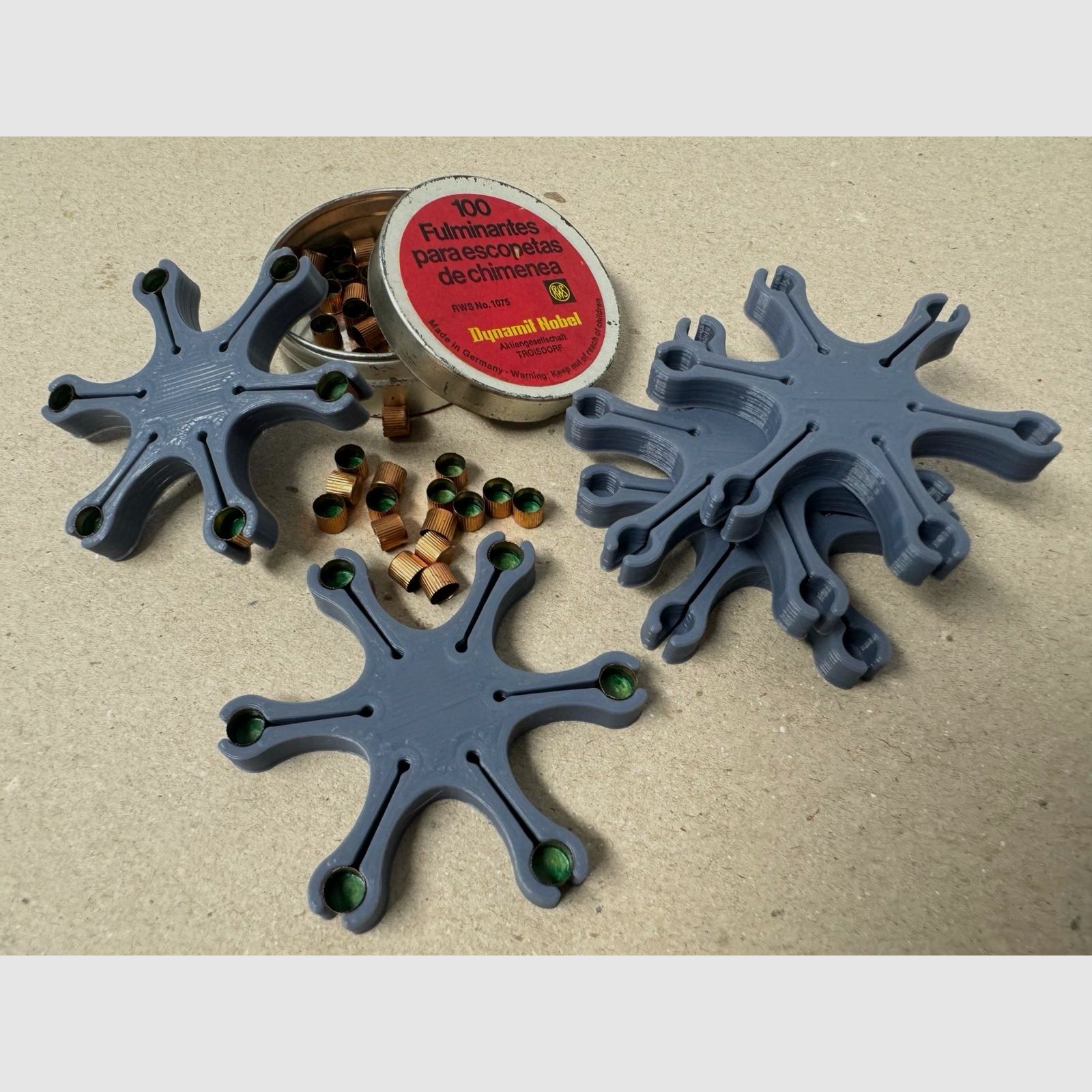 5 x Zündhütchensetzer Capper V4 Perkussionspistole Vorderladerrevolver Perkussionsrevolver Vorderladerpistole - Colt Hege Uberti Pedersoli