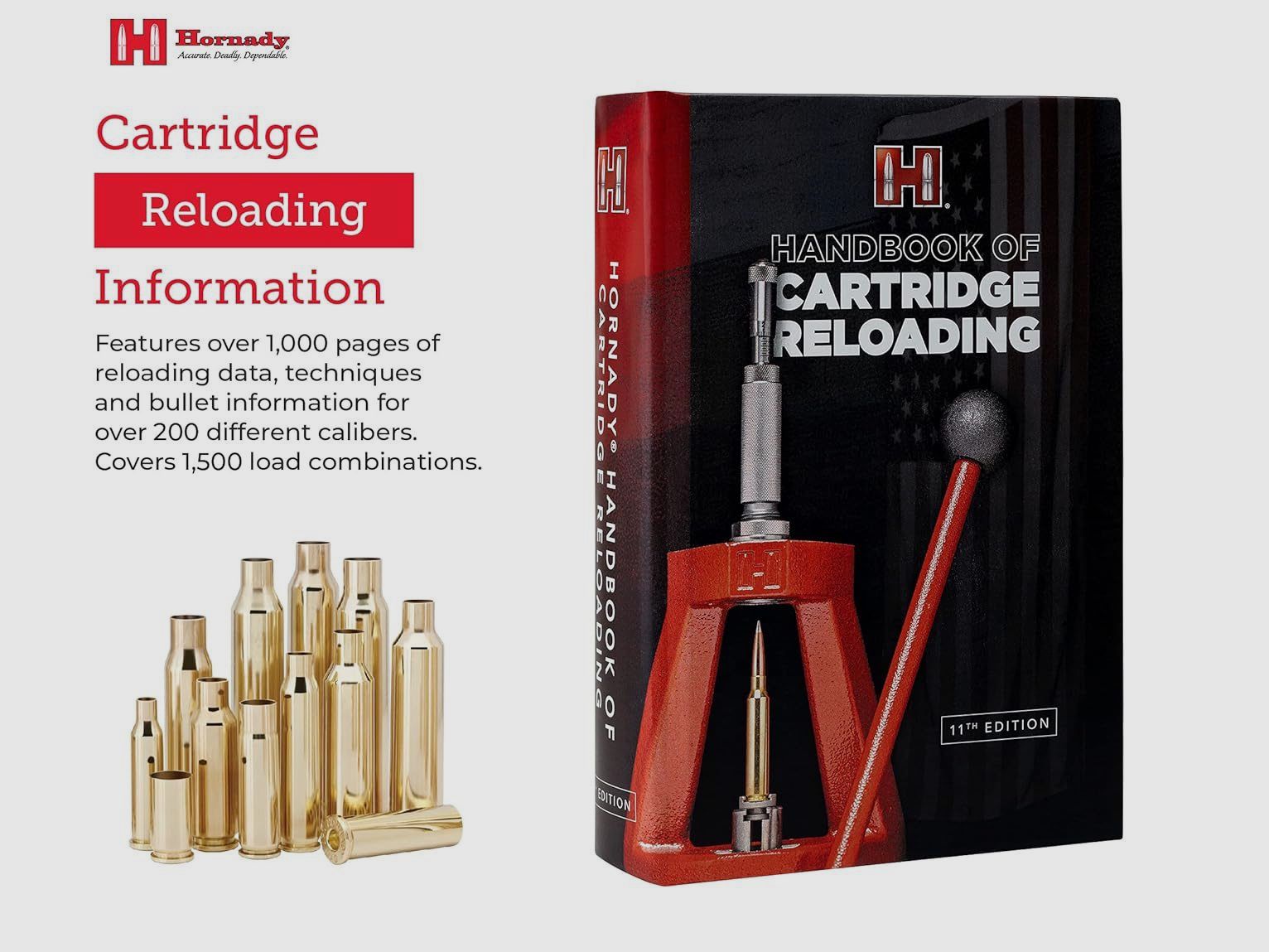 Hornady 11a edizione Manuale di ricarica delle cartucce, immagine 2 di 2