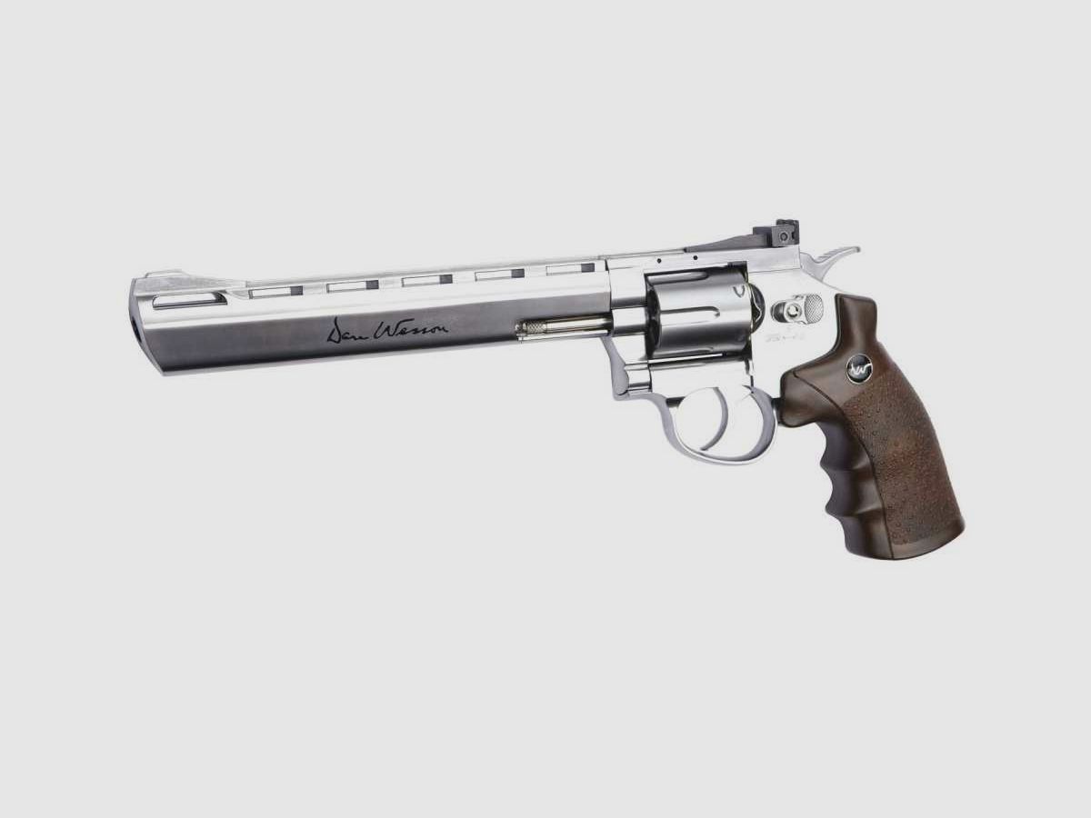 REVOLVER GNB DAN WESSON 8'' CROMO 4,5 BB'S