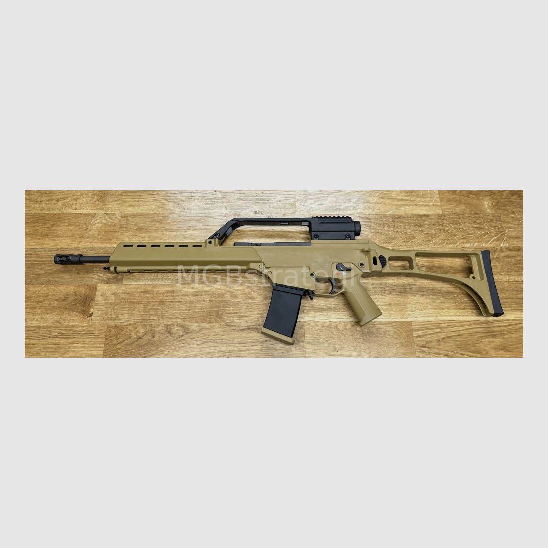 Heckler & Koch HK243 S SAR - colore sabbia - Il G36 civile è approvato per uso sportivo! Colore sabbia / con originale G36 maniglia di trasporto 3x e rail Picatinny