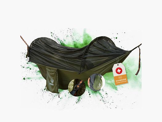 Bushpeak Hangmat met muggennet - Shield Pro