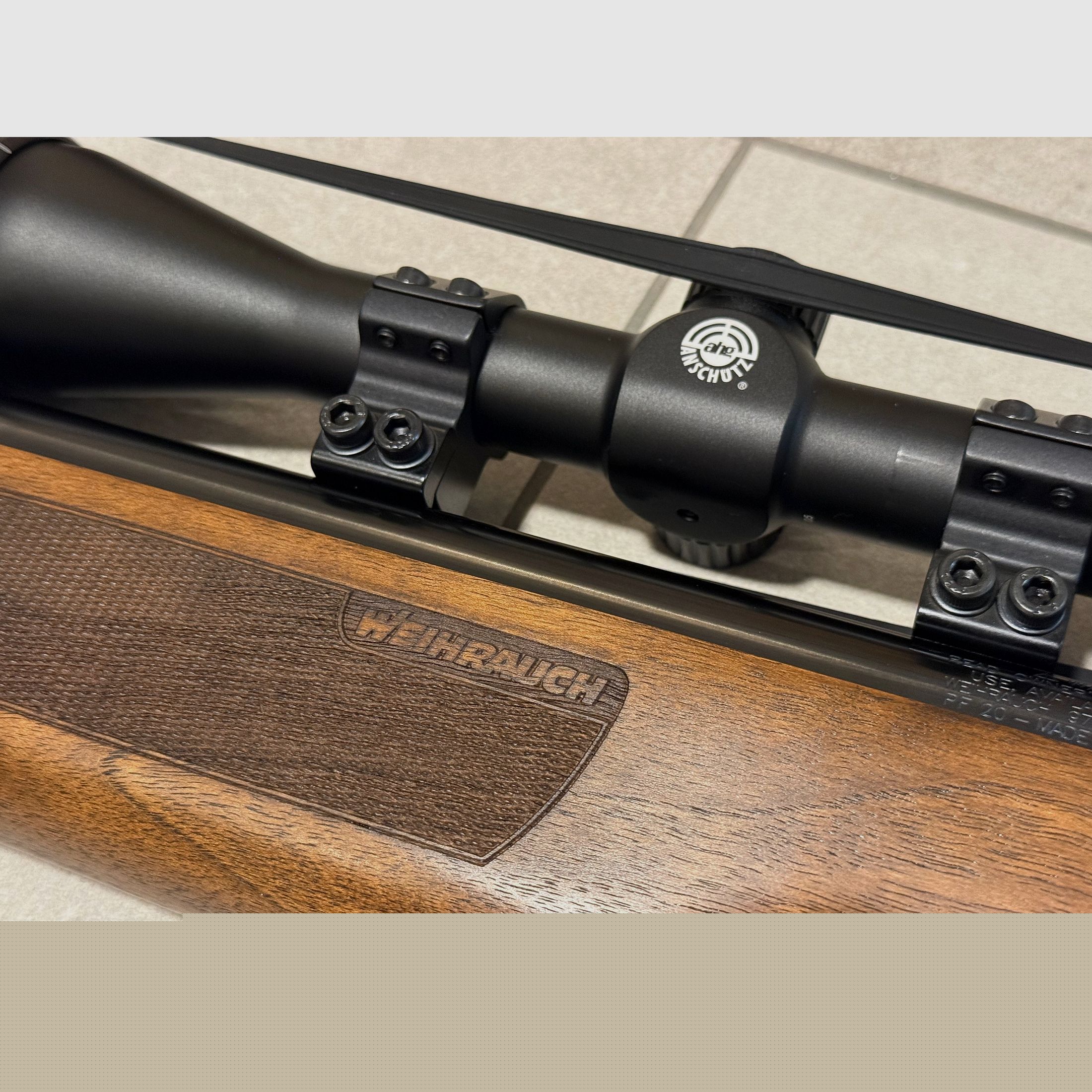 Weihrauch HW35E mit Anschütz Optik 4-12x40