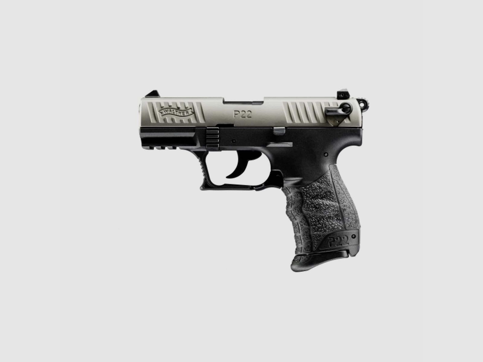 Walther P22Q 3 Dual Tone Nickel 4" – .22lr., immagine 1 di 3