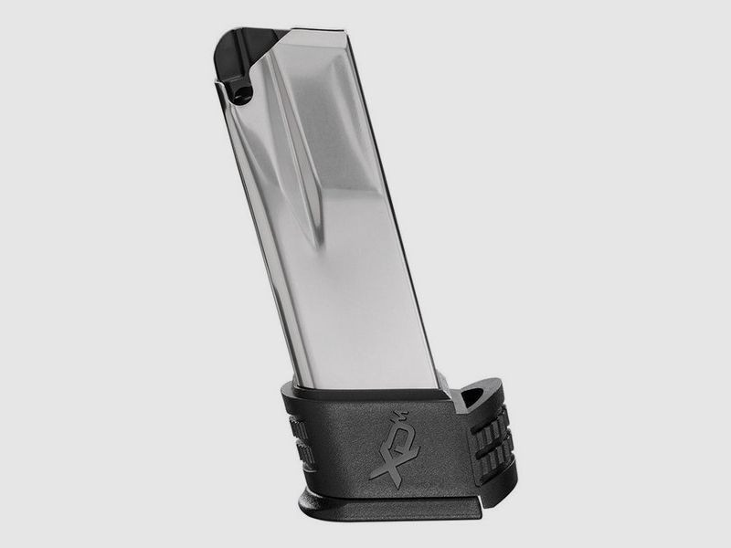 SPRINGFIELD ARMORY ELITE MAGAZINE SPRINGFIELD ARMORY XD-M EILTE MAGAZIN 10MM 15-SCHUSS MIT #1 SCHMALER RÜCKENSTREIFEN