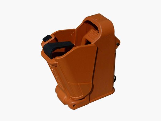 NEU! maglula® UpLULA® 9 mm to .45ACP universal pistol magazine loader  Brown Orange UP60BO