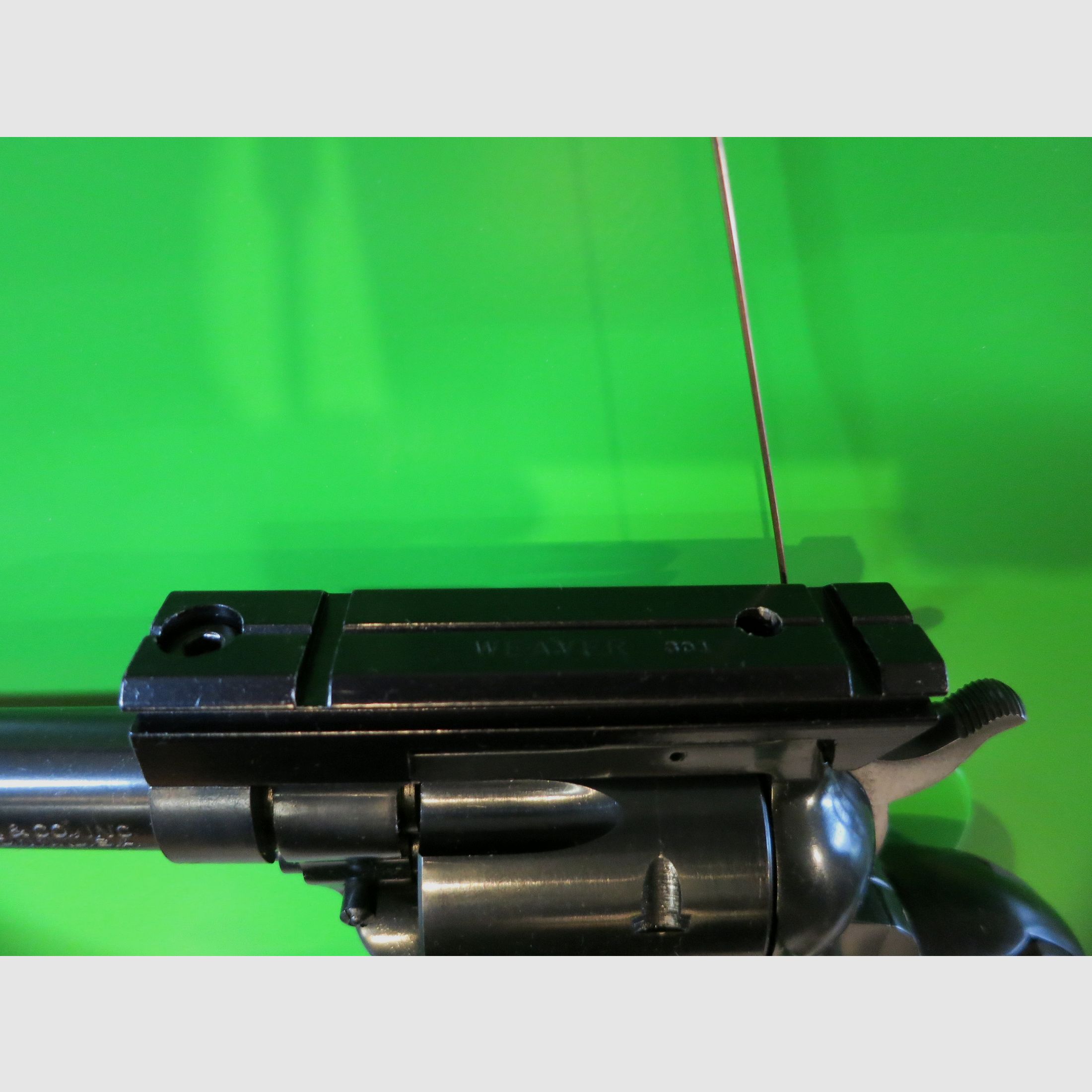 Western revolver, Sturm Ruger & Co., model Blackhawk, 7.5" barrel, .30 Carbine, Weaver rail #52-