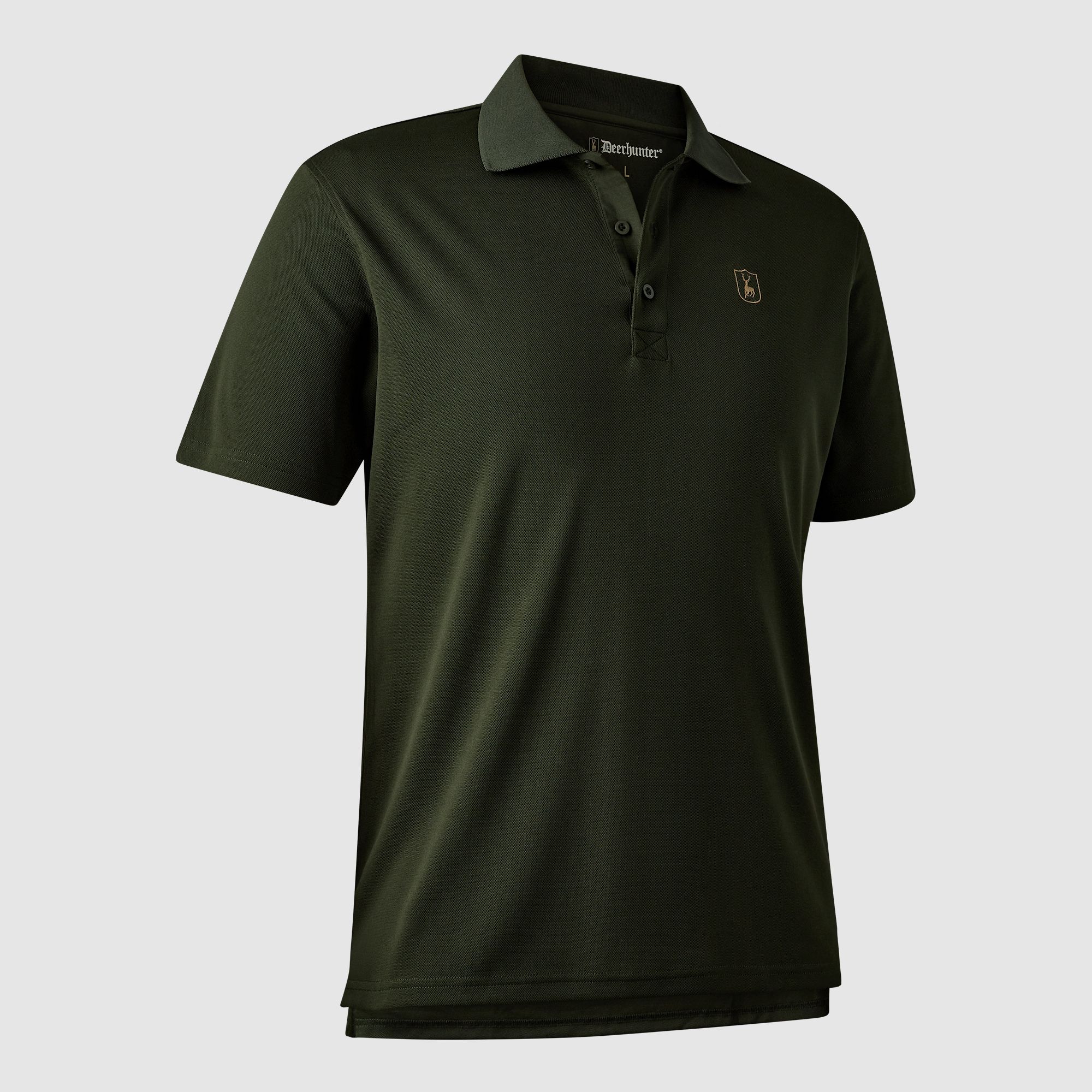Deerhunter Climate Polo Shirt mit 37.5® Technology Herren Forest Ember L