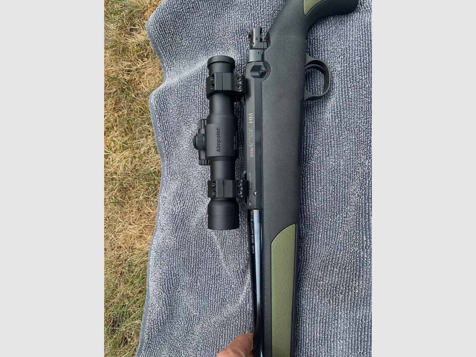 Steel Action HM 9,3x62, Aimpoint 9000l