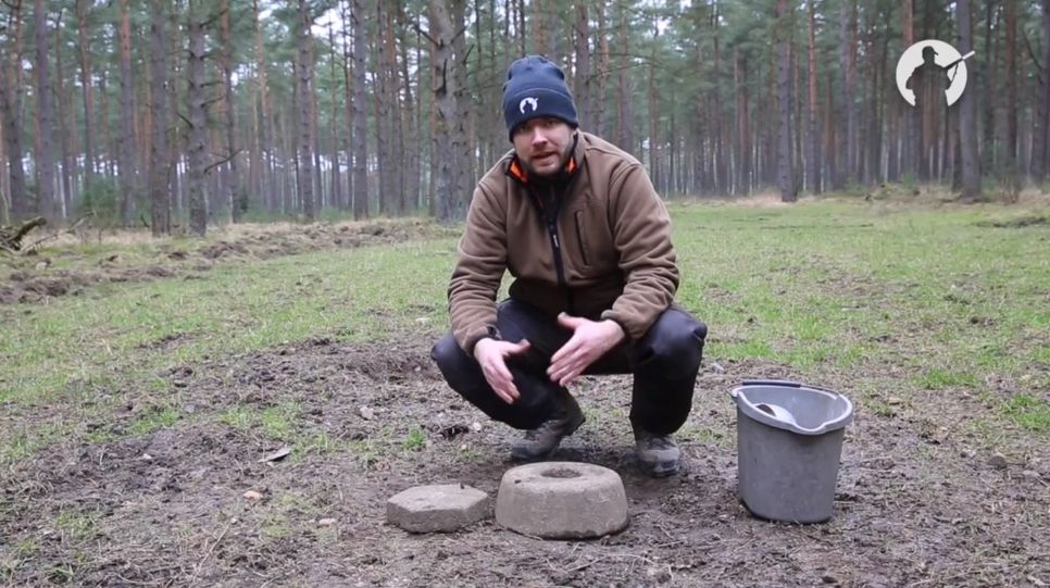 DIY - Kirrstein für die Sauenkirrung