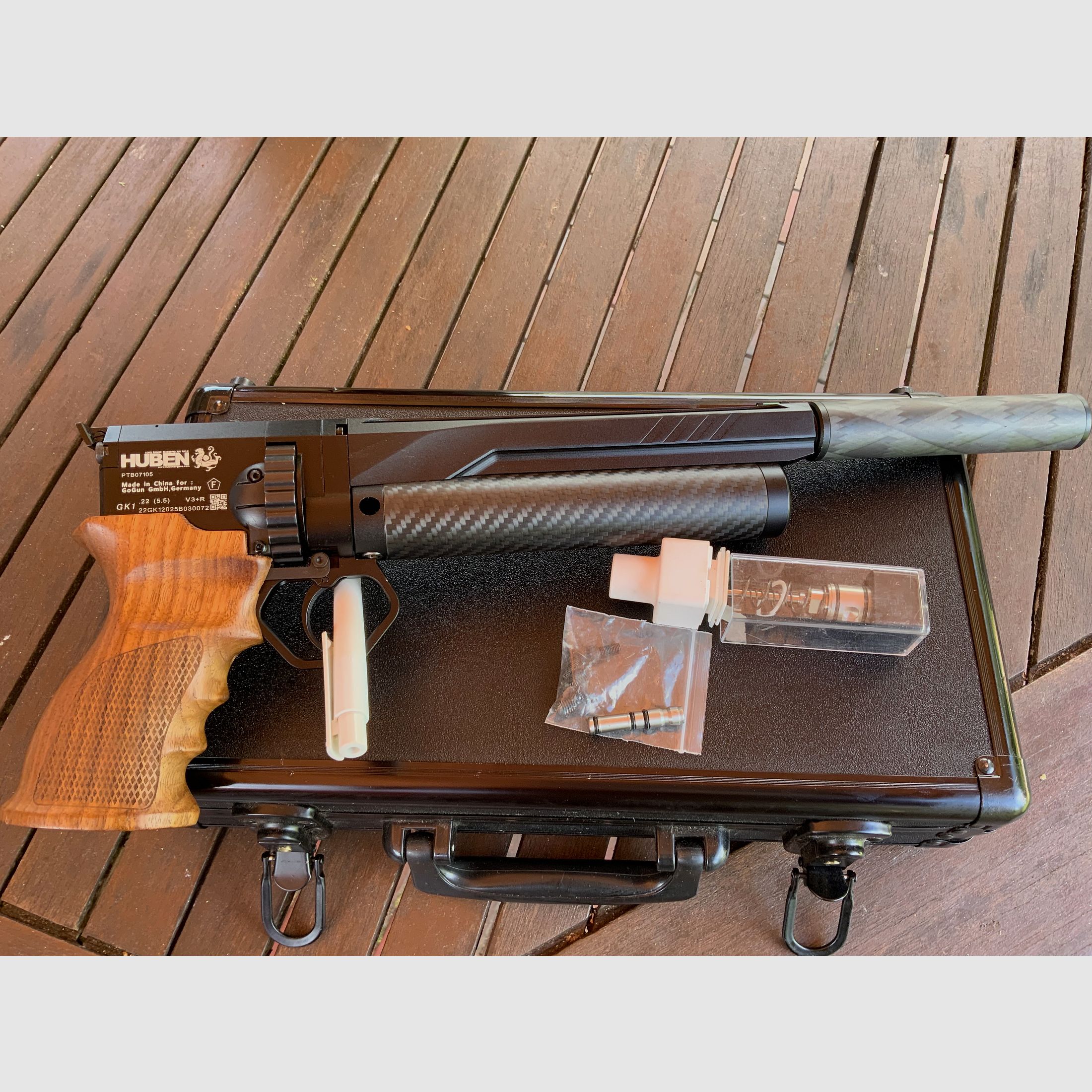 PCP Luftpistole Huben GK 1Pressluftpistole