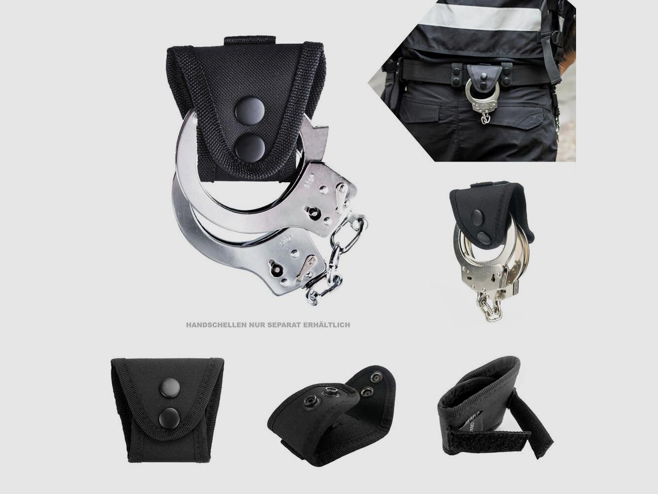 Handschellenhalter für Dienstkoppel