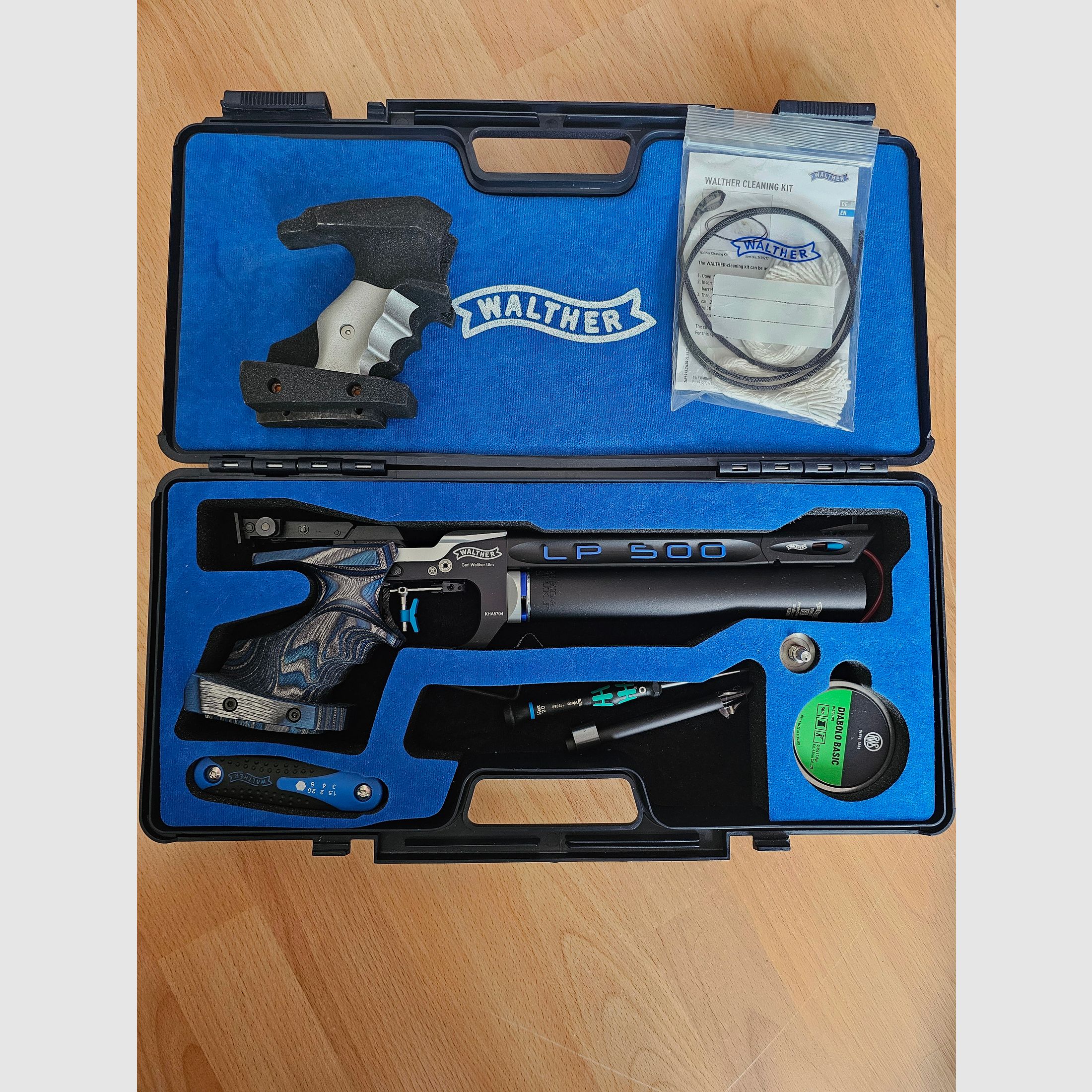 Walther LP 500 Expert S und M-L Griff 5D Blue Angel