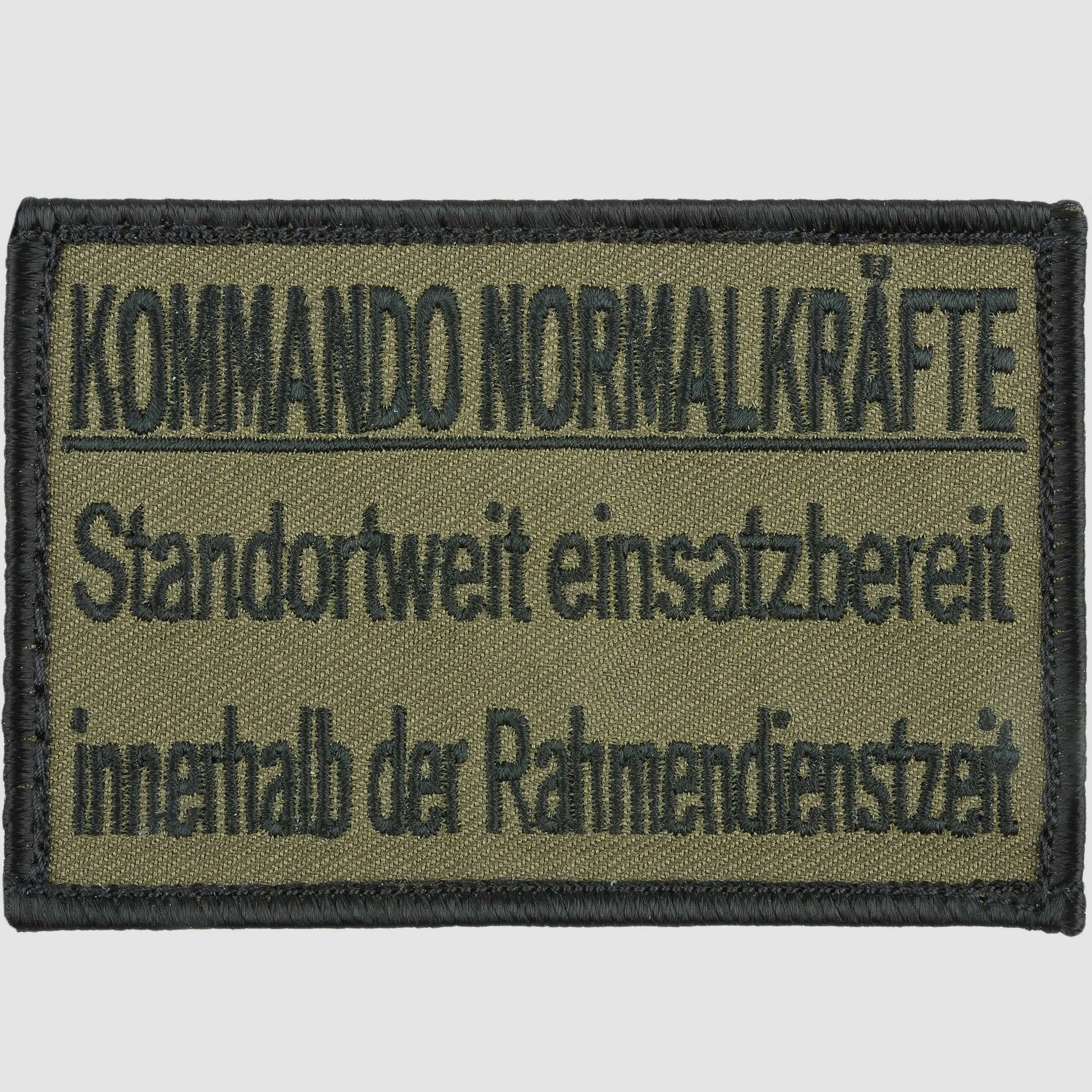 Café Viereck Patch Kommando Normalkräfte