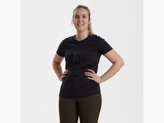 Lady Logo T-Shirt - Black - Women's Size: 36