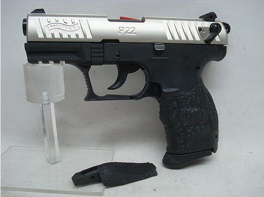 P22 Q Kal.9mmP.A.K. - 7 strzałów, nikiel