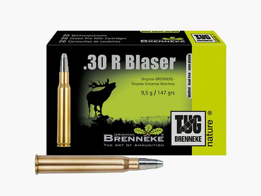 Brenneke .30R Blaser TUG nature+ 9.5g/147grs.