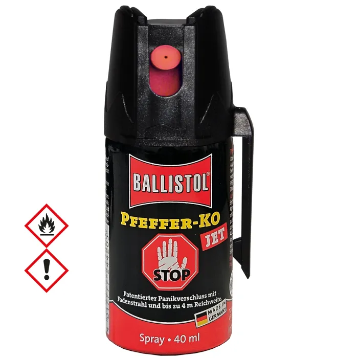 Pfeffer Abwehrspray Klever K.O. JET (Sprühstrahl) 40 ml, Bild 1 von 3