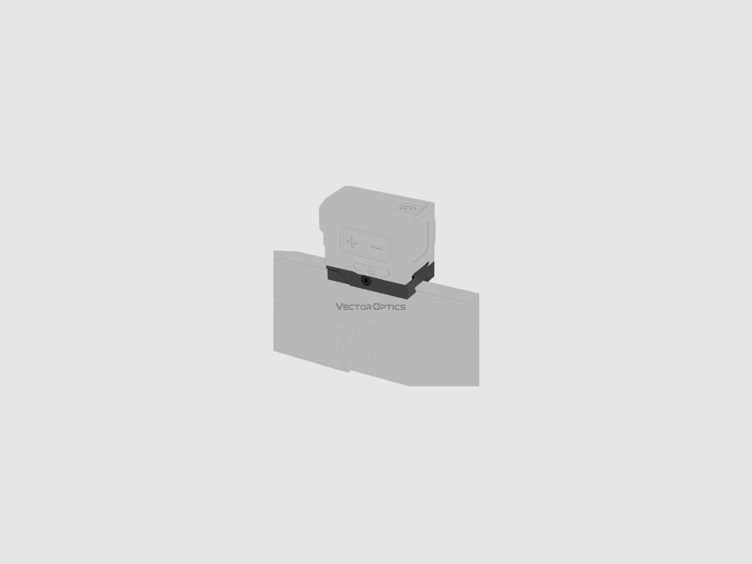 VECTOR OPTICS Rotpunktvisier geschlossen mit niedriger Picatinny-Montage, VOD-Muster, Bild 8 von 10