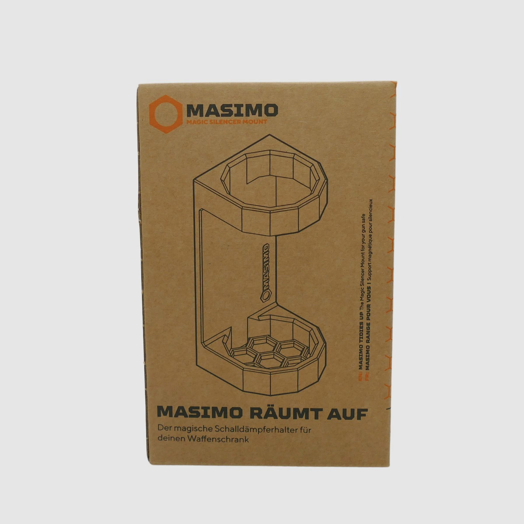 RWS MASIMO XL SCHWARZ BIS Ø 65 MM Schalldämpferhalter Magnetisch Sportzubehör