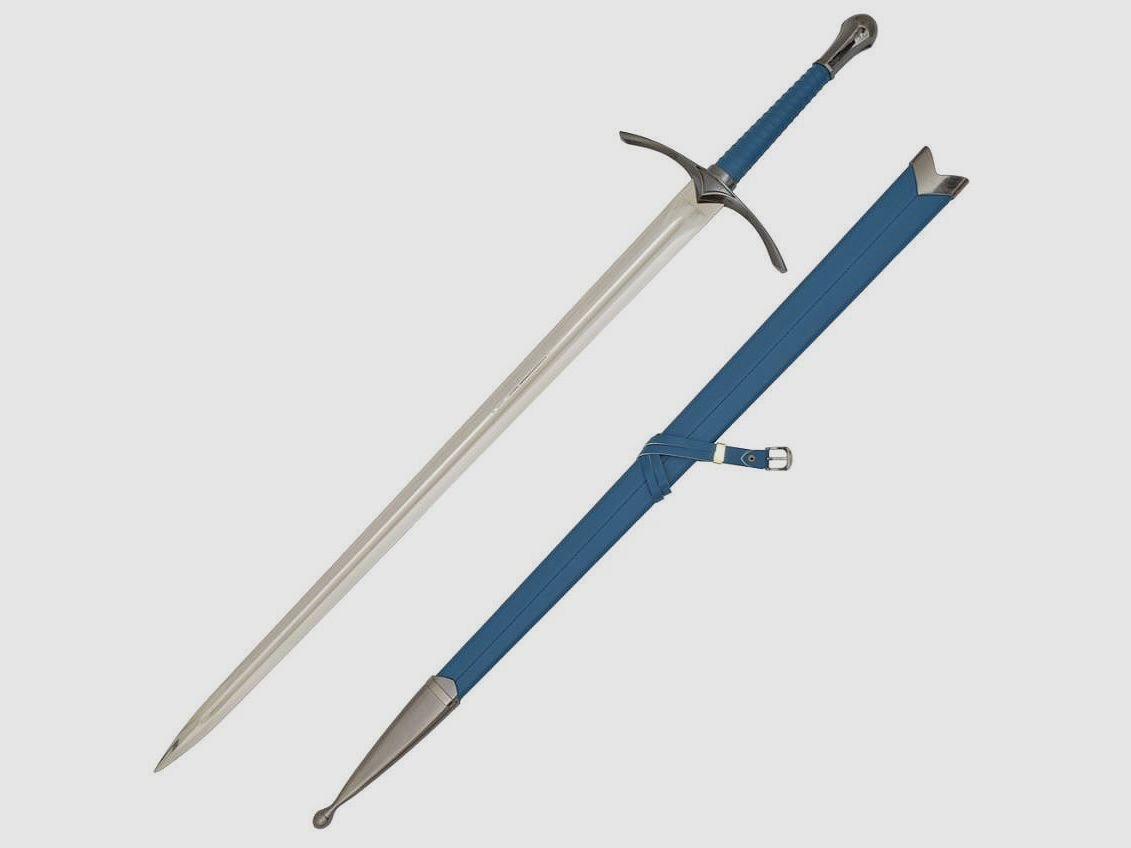 Schwert Gandalf Filmschwert mit blauer Scheide