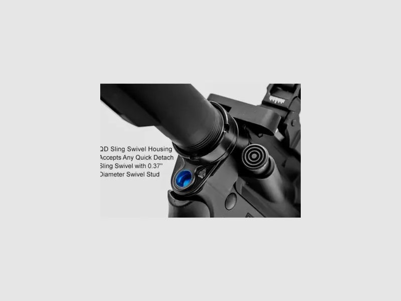 UTG Quick Detach Swivel adattatore per piastra terminale del receiver AR-15, immagine 12 di 12