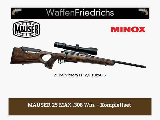 MAUSER 25 MAX Zestaw Kompletny - Broń Friedrichs