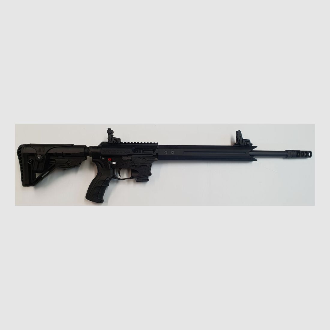 GWMH AG Selbstladebüchse GWMH SPC-SPORTER A5 17" (SWISS PISTOL CARBINE) BLACK Kal.9x19 AR15 Glock Magazin