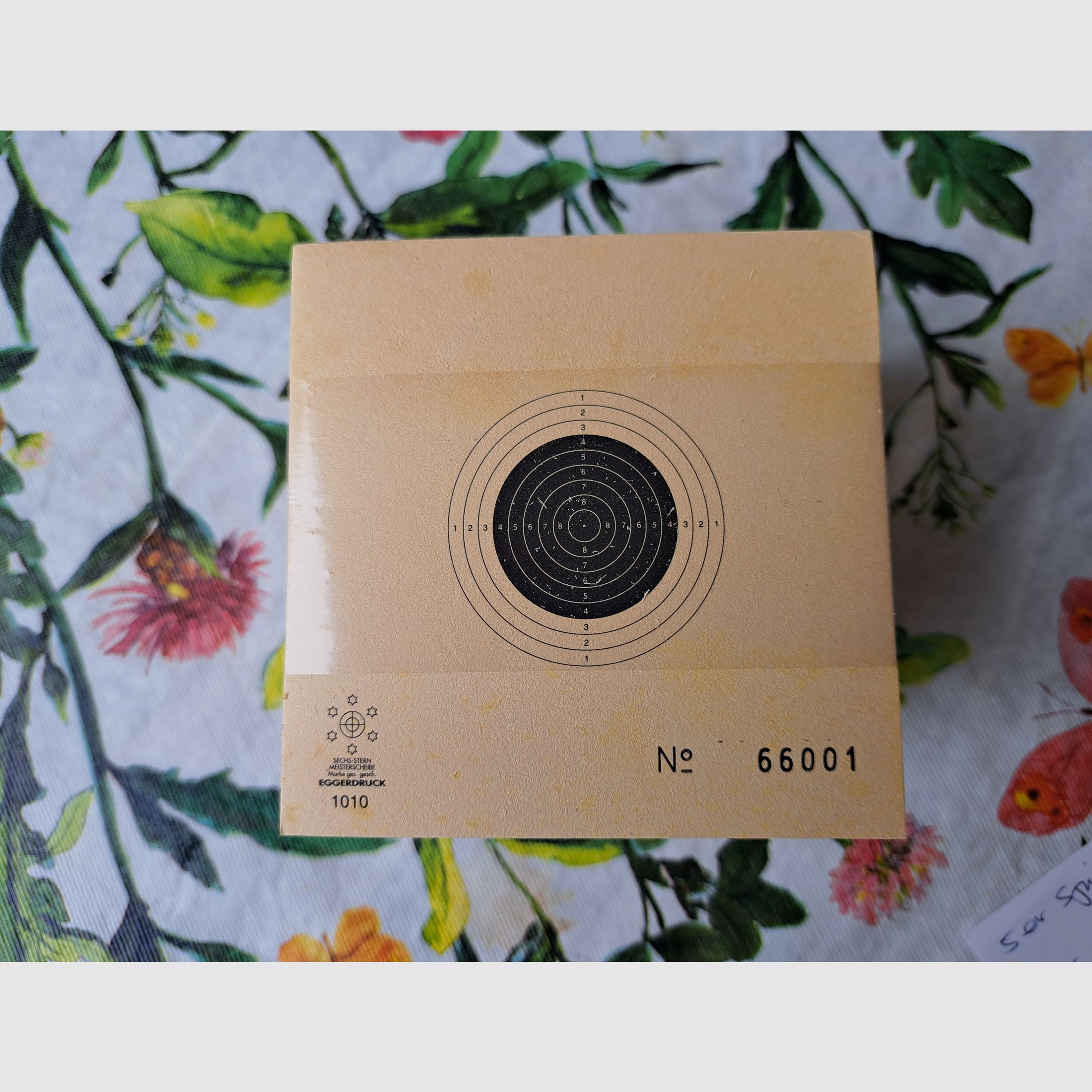 200 x target sheets for air rifle (10-piece ring target)