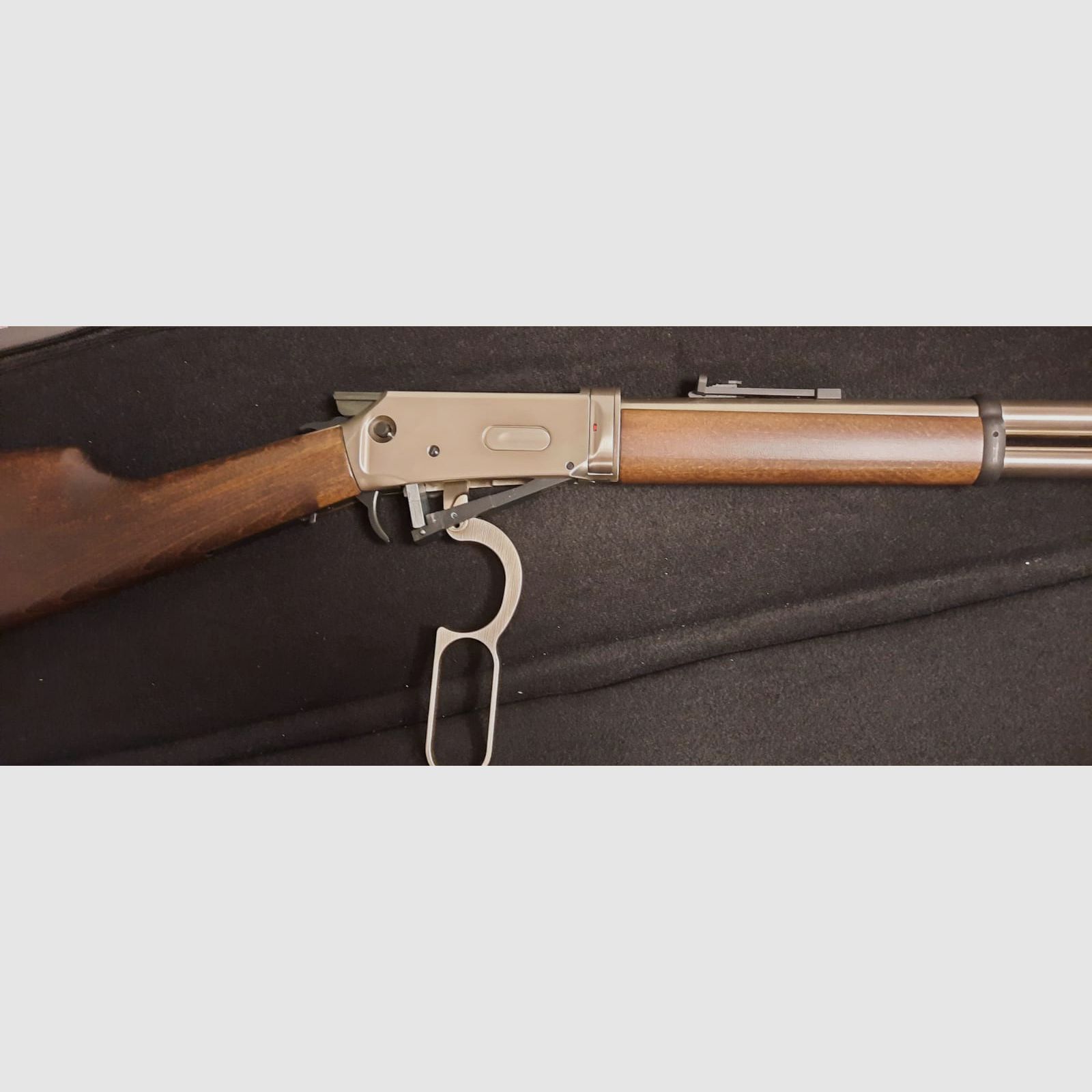 Walther Lever Action CO2-Gewehr 4,5 mm Steel Finish