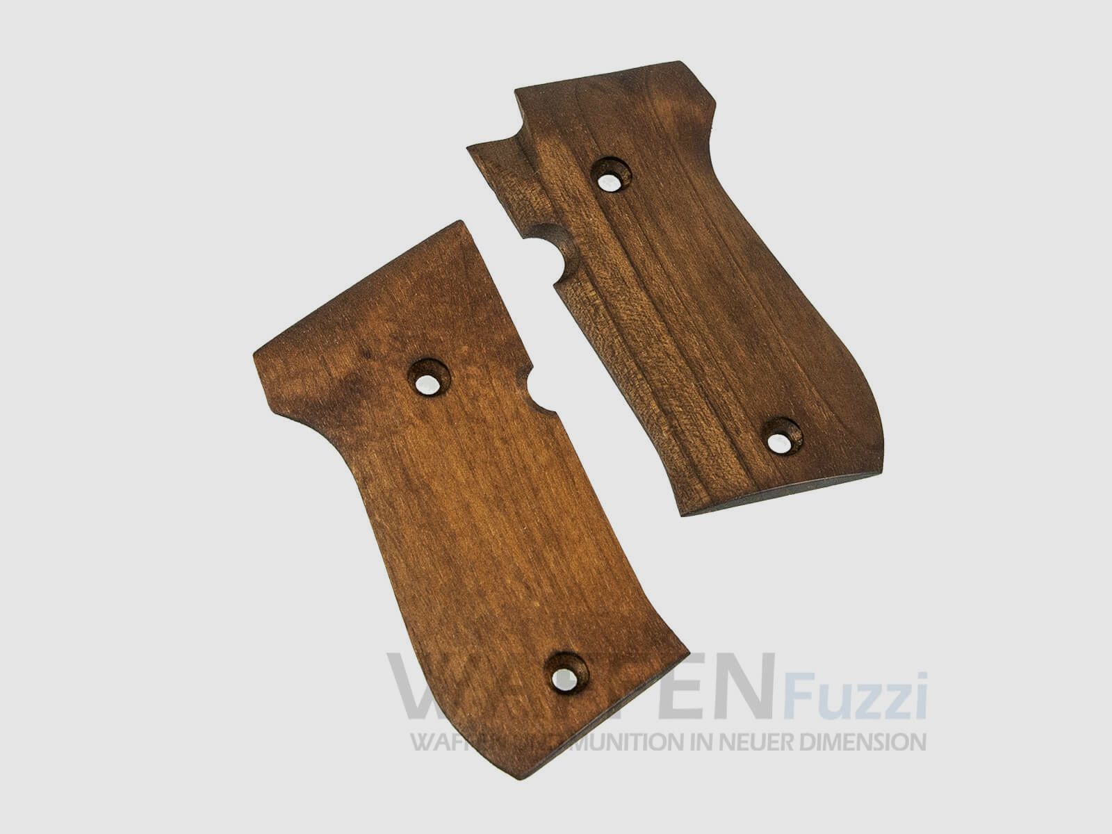 Wood grip panels for Weihrauch HW94 blank firing pistol