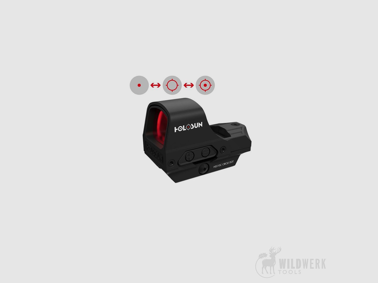 Holosun HS510C Offenes Reflex Rotpunktvisier