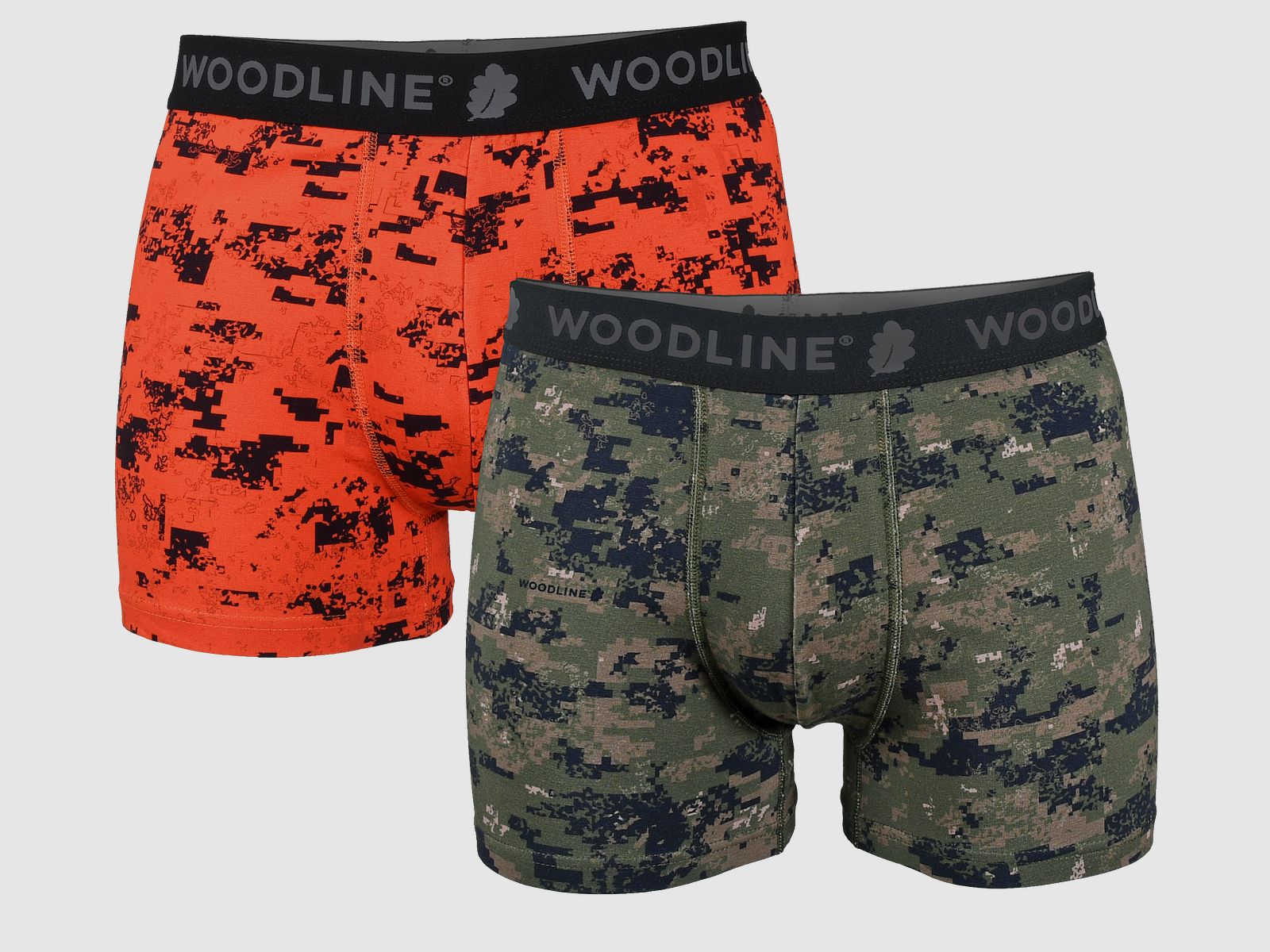 Woodline Boxershorts Camo 2er-Pack 2XL