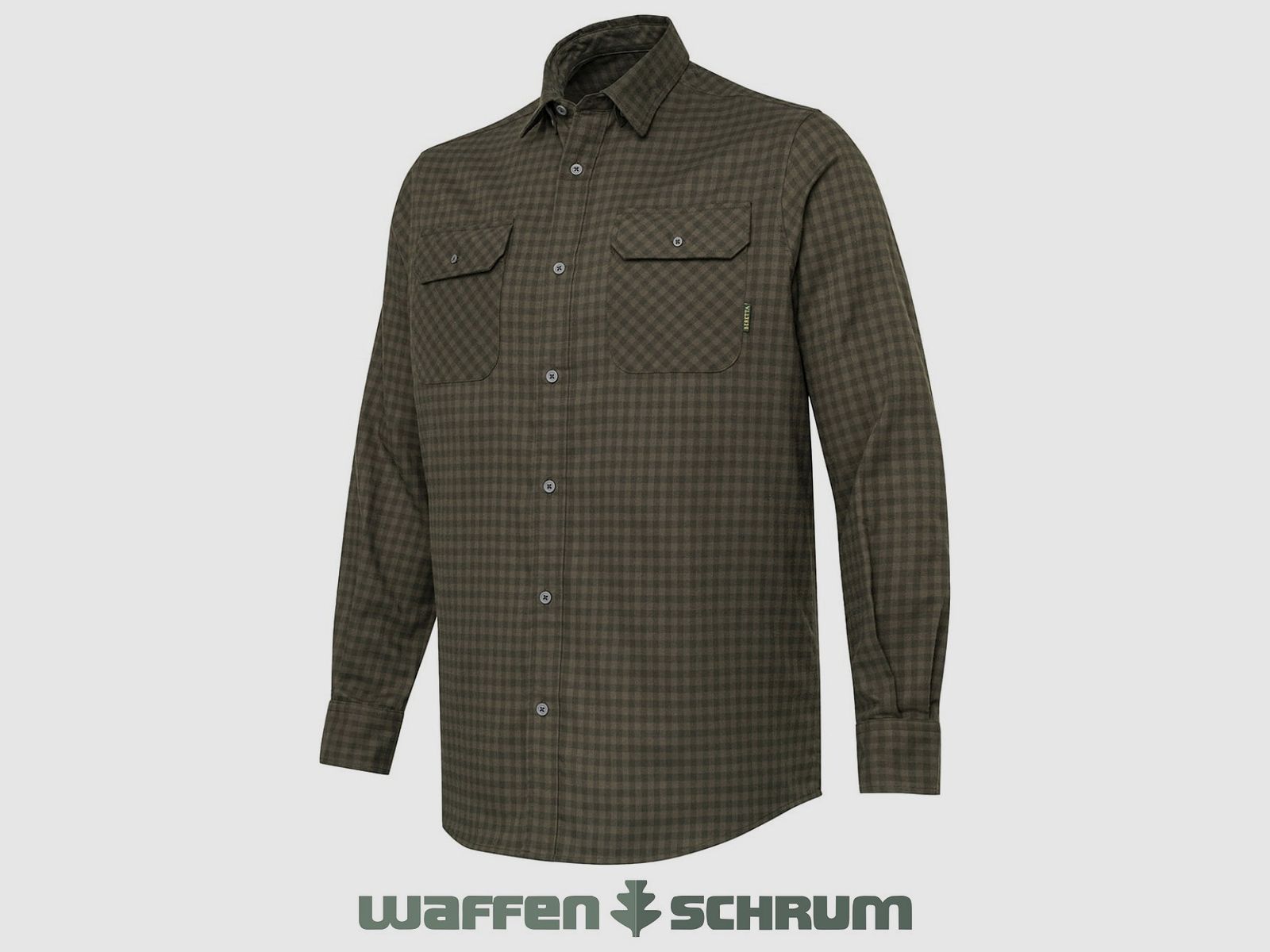 Beretta Overhemd Cadet Flanel Groen & Bruin Ruit