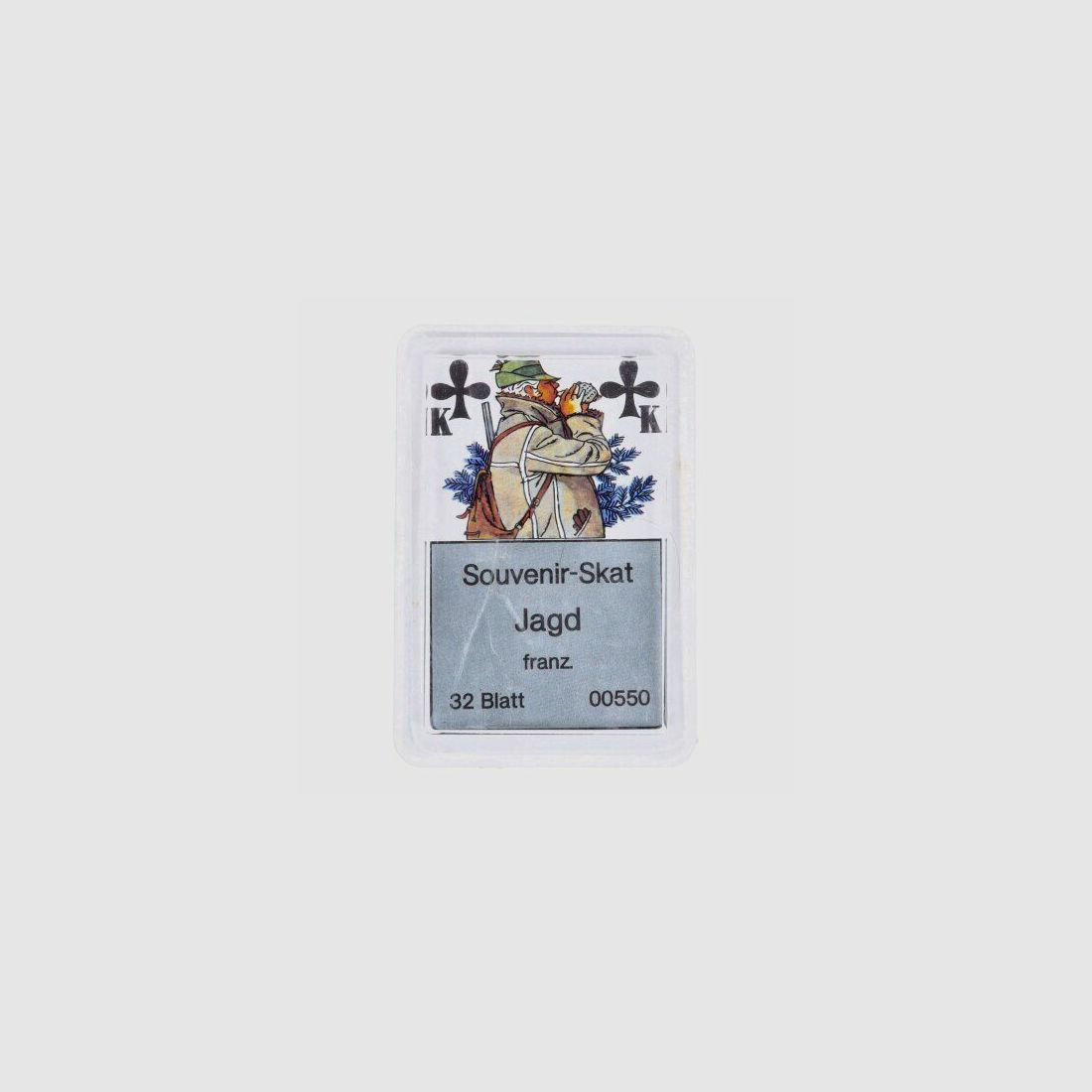 Card game Souvenirskat Skat with hunting motifs - French