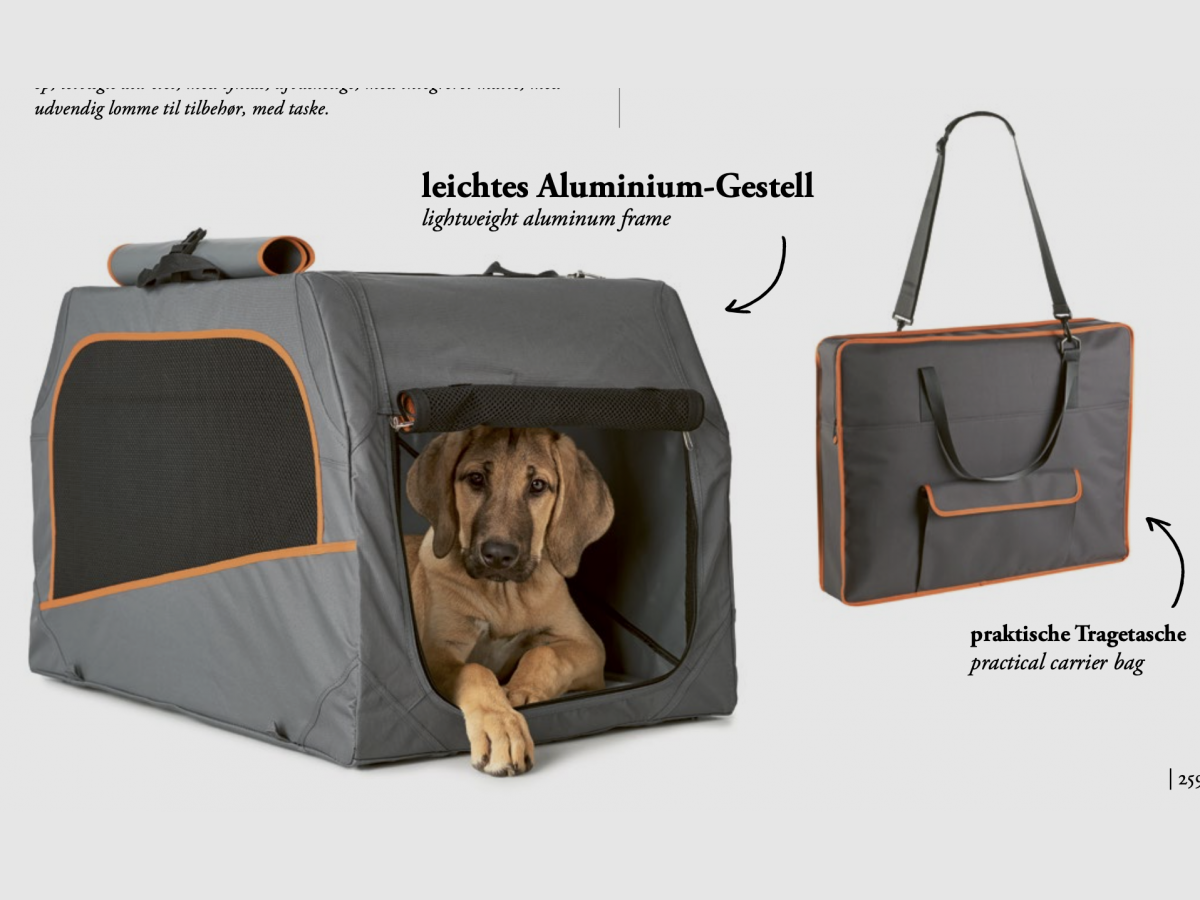 Faltbare Hundebox mit Aluminium-Gestell, Bild 3 von 3