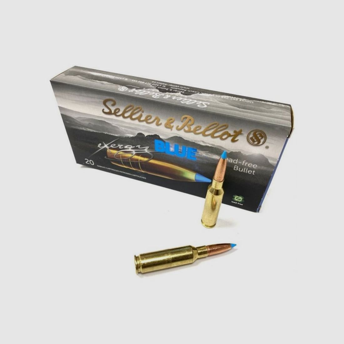 Sellier & Bellot Exergy TXRG Blue 30-06 180 gr Munition, Bild 1 von 2
