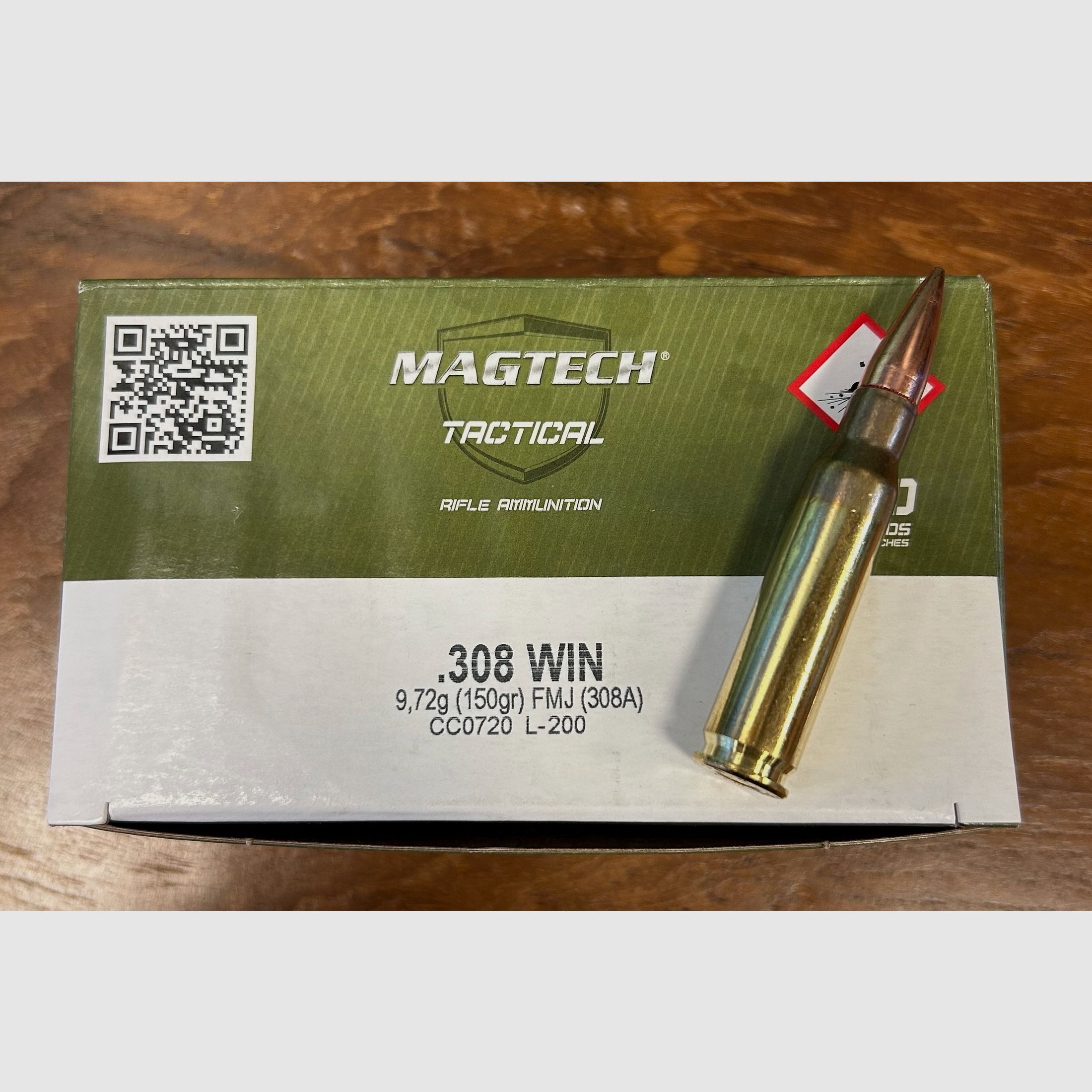 Magtech .308 Win. FMJ 9,72g/150grs.