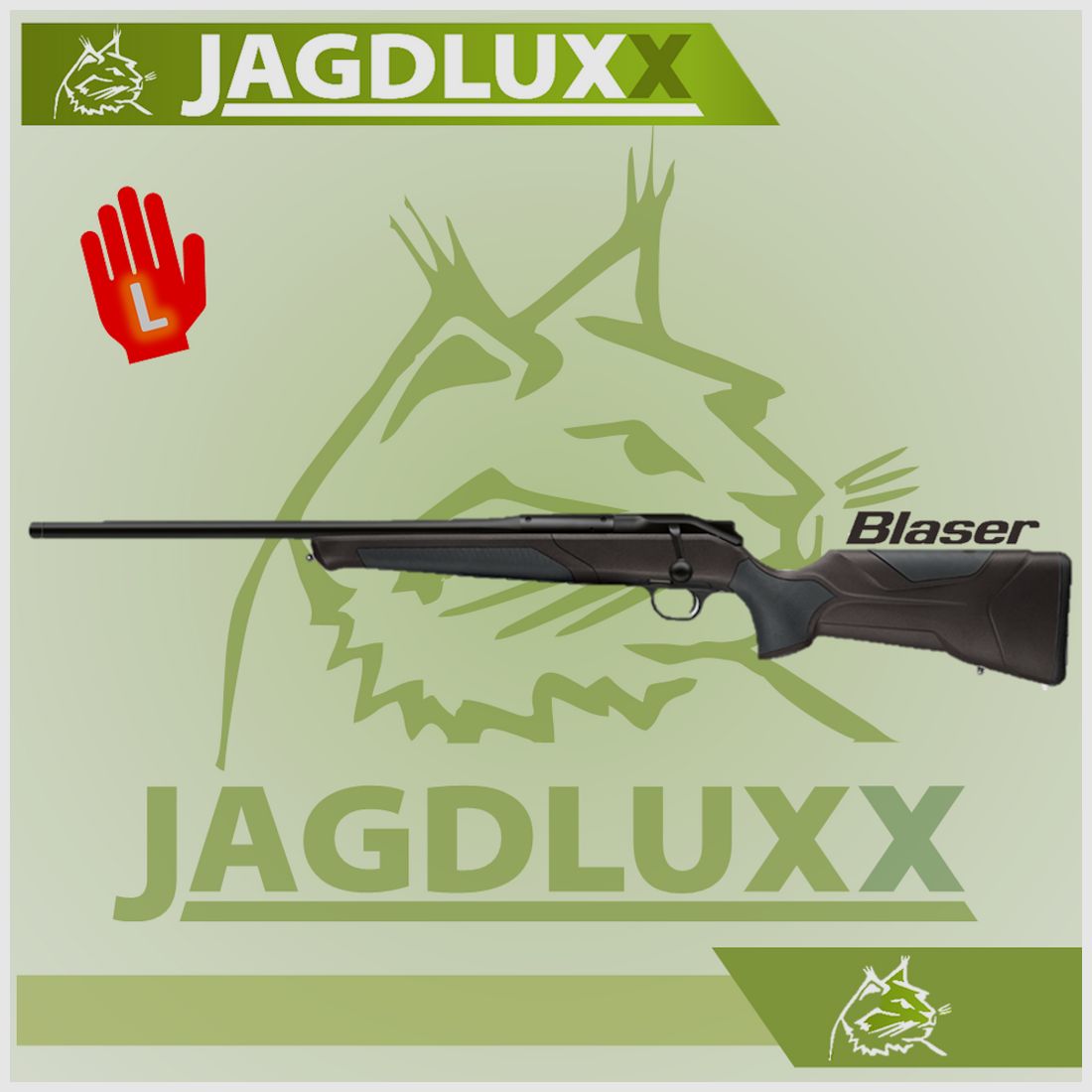 Blaser R8 Professional 2.0 Fucile a ripetizione nero-marrone per mancini