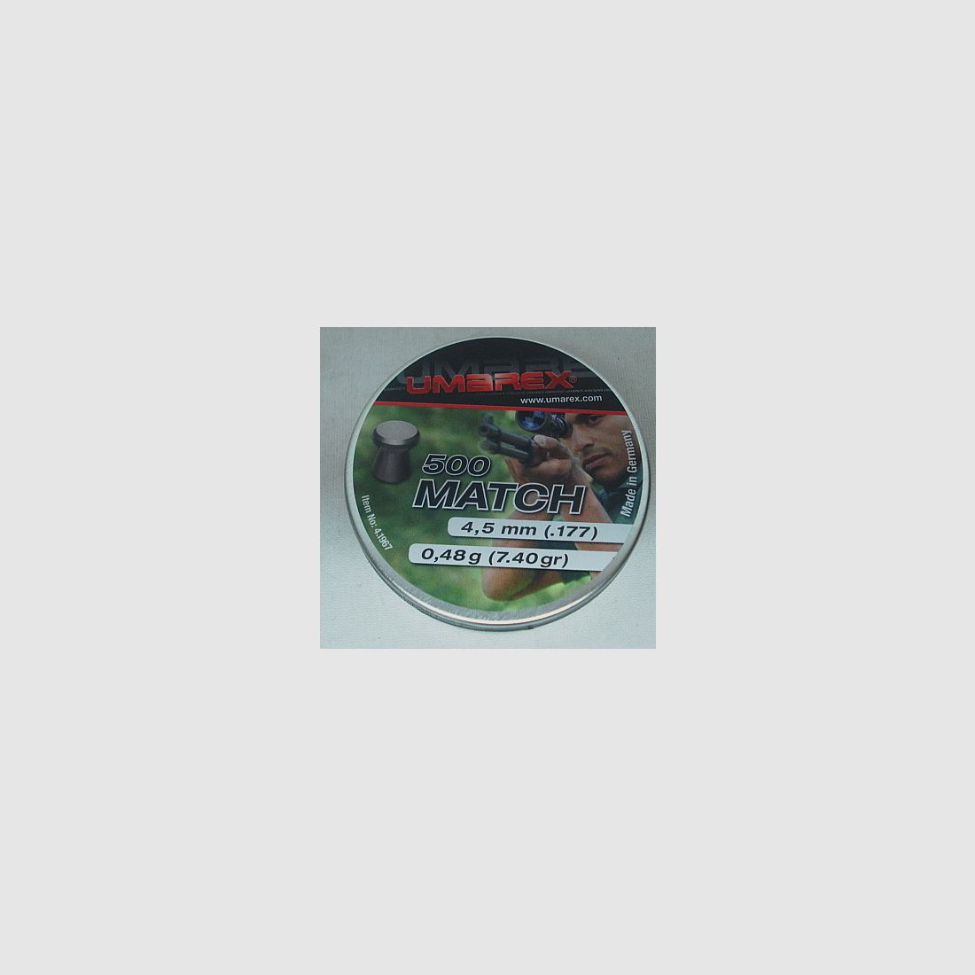 Match Flachkopf - 4,50mm/0,48g/7,4gr (a500)
