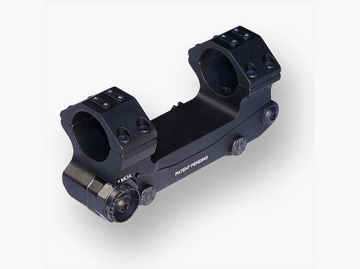 Recknagel Era Tac Mount with adjustable cant 0-70 MOA, 30mm rings, 25mm height, lever