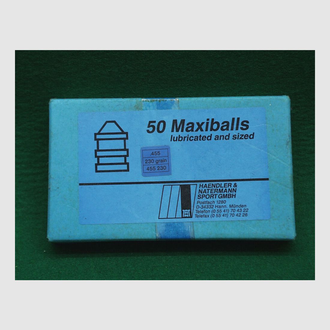 Heandler&Natermann H&N Maxiballs .455 230grain