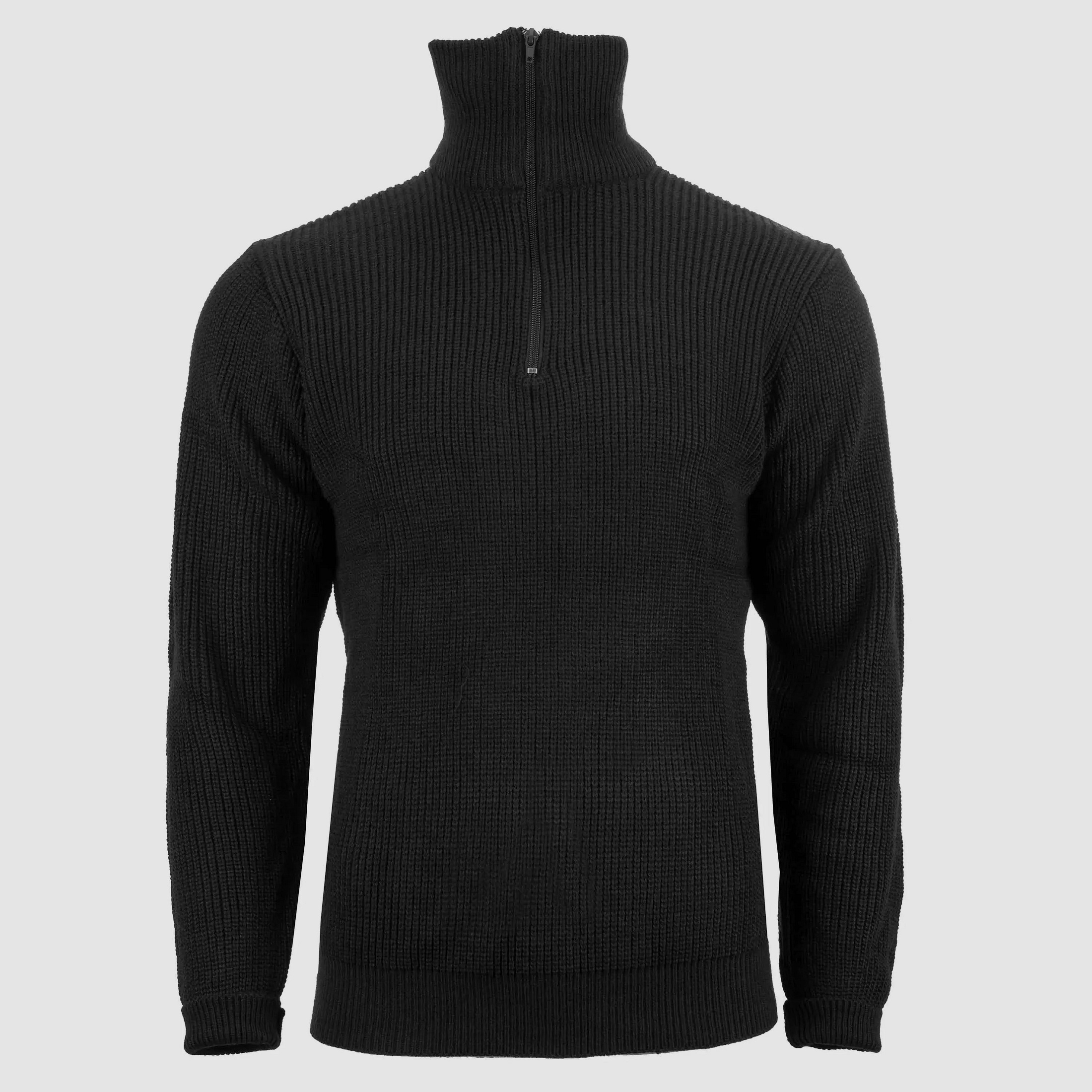 Mil-Tec Pullover Troyer 750 g schwarz