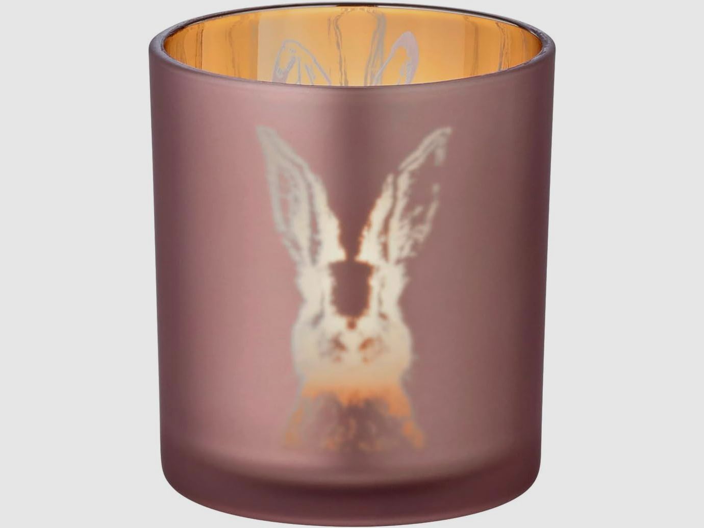 Teelichtglas Hase