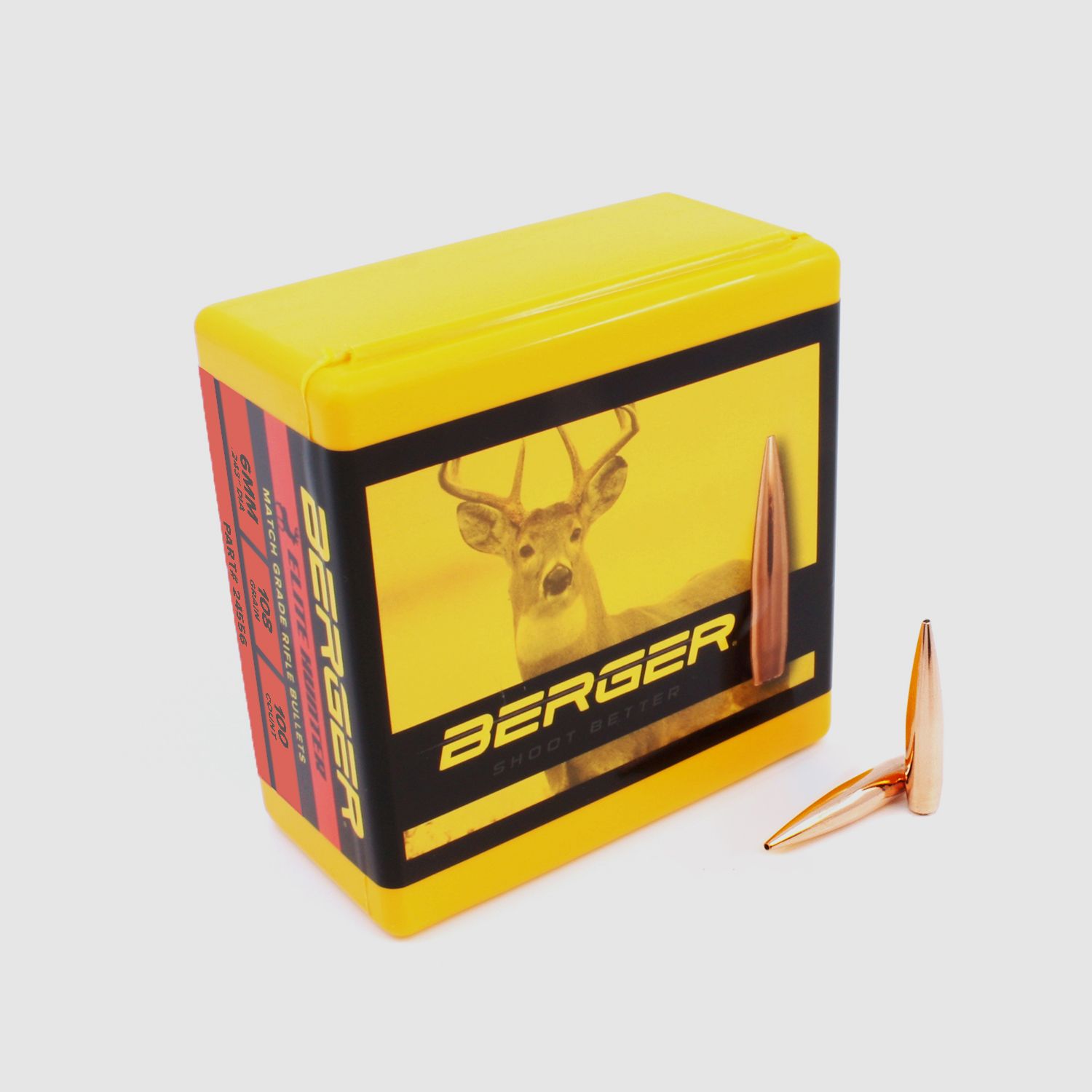 Berger Bullet 6mm/.243 Elite Hunter 108GR 100 Pieces