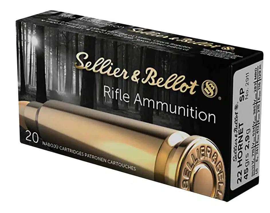 Sellier & Bellot .22 Hornet Soft Point