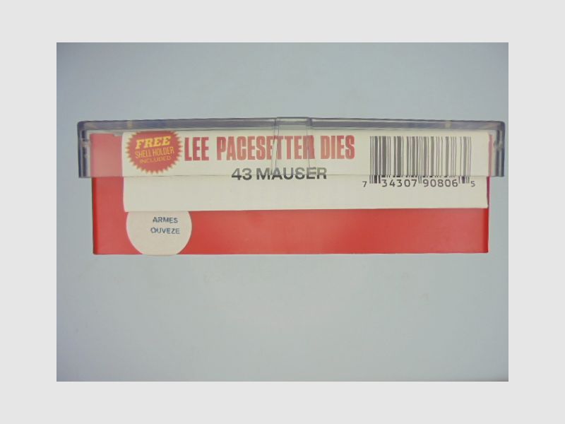 Werkzeugset Stahl Lee Kaliber 43 Mauser, Bild 1 von 2