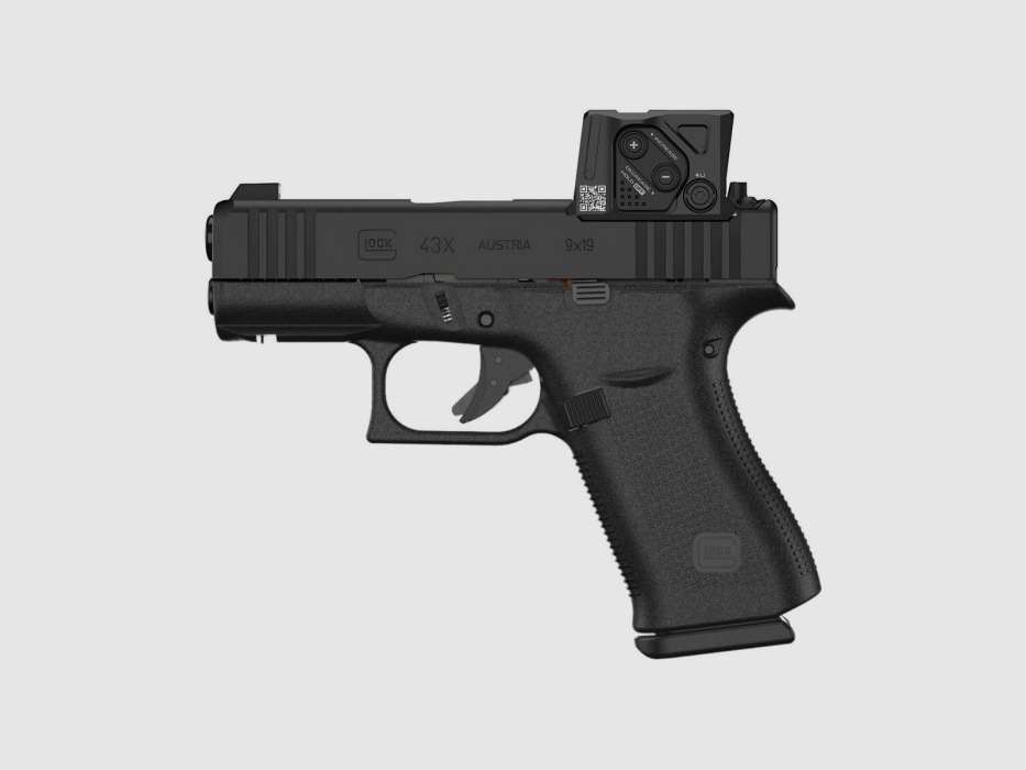 Glock 43X A-CUT COA COMBO pistool, kal. 9 mm (74394), afbeelding 1 van 4