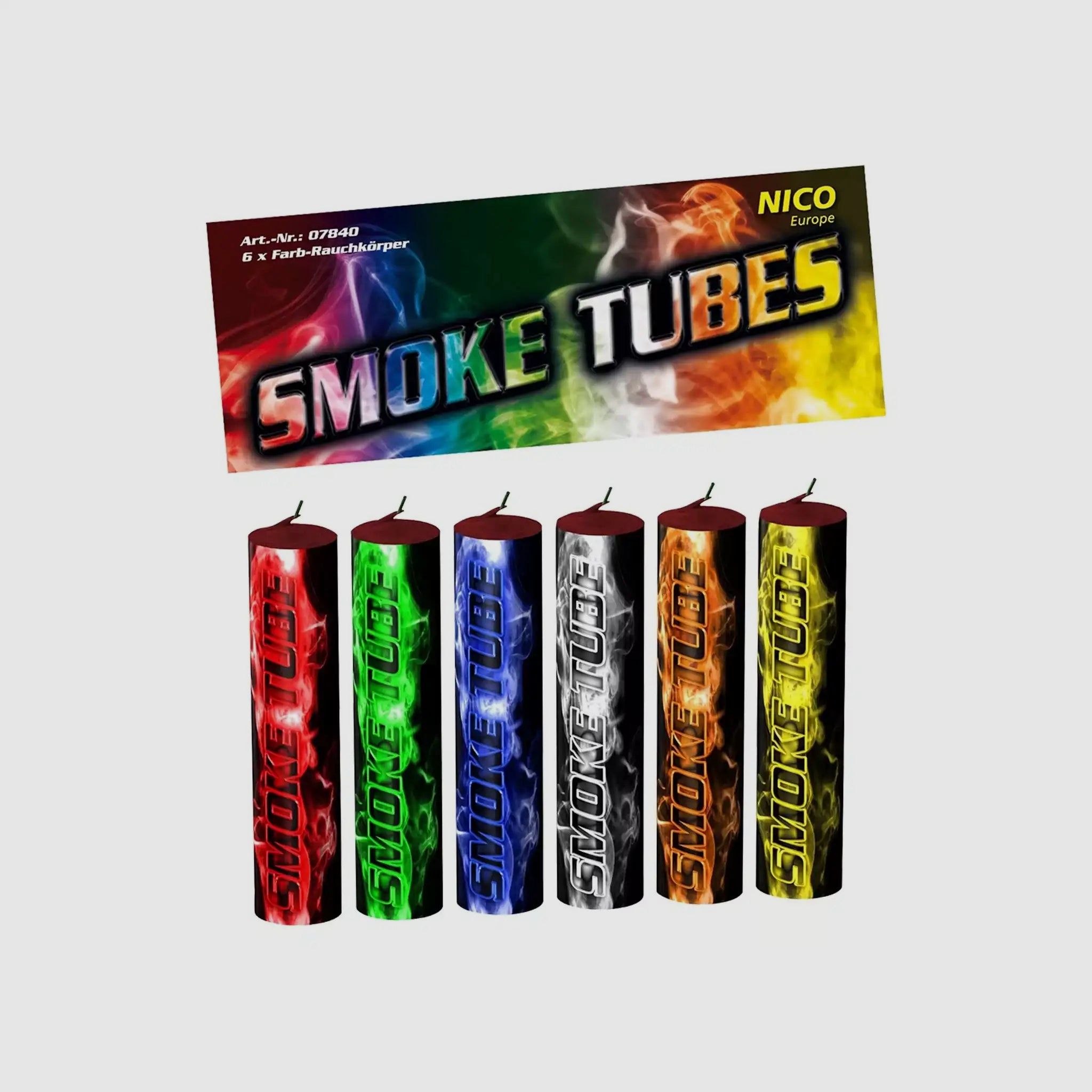 NICO NICO tubos de humo de señal 6-pack
