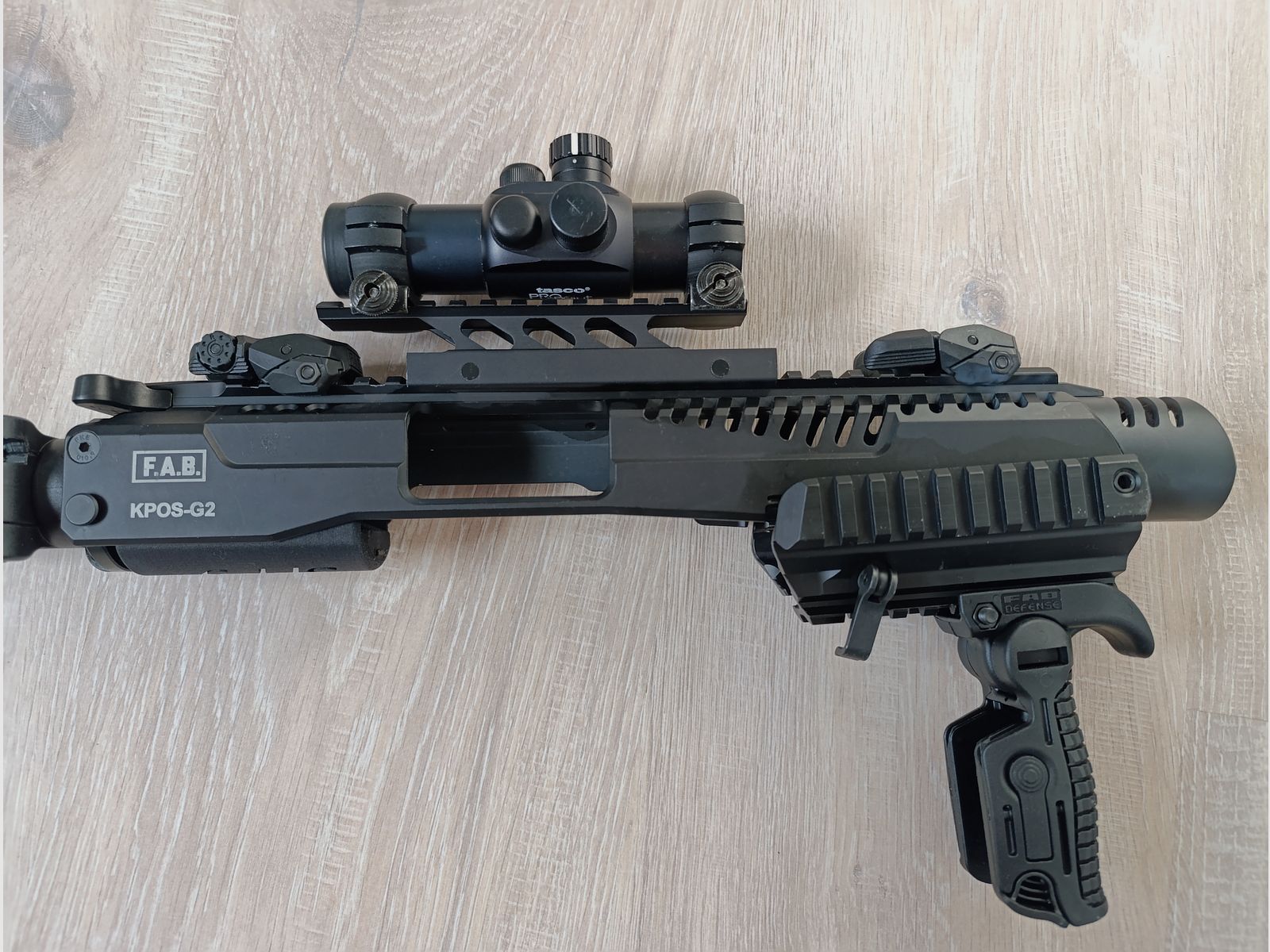 FAB KPOS G2 calcio posteriore (per modelli Heckler & Koch HK SFP9 inclusi Red Dot)