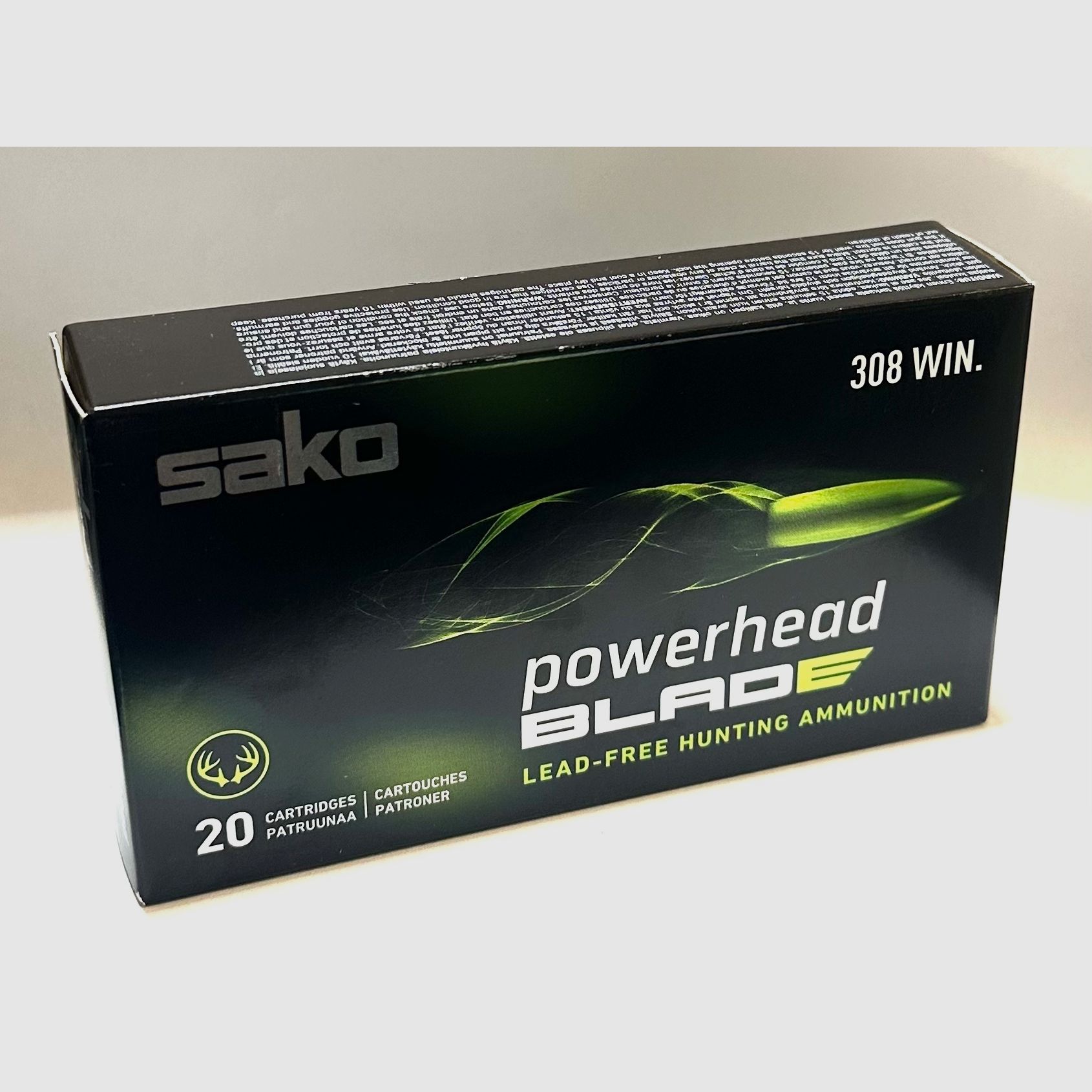 Sako 133000944 .308 Win. Powerhead Blade 10,5g 162grs. Bleifrei Büchsenmunition